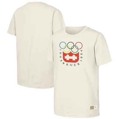 Men's  Natural 1964 Innsbruck Games Olympic Heritage T-Shirt