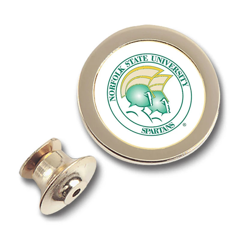 Gold Norfolk State Spartans Lapel Pin