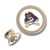 Gold ECU Pirates Lapel Pin