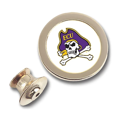 Gold ECU Pirates Lapel Pin