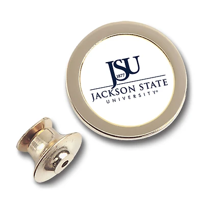 Gold Jackson State Tigers Lapel Pin