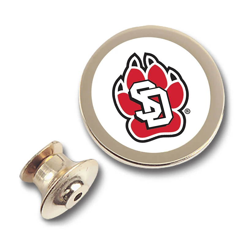 Gold South Dakota Coyotes Lapel Pin