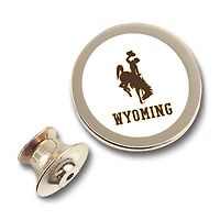 Gold Wyoming Cowboys Lapel Pin