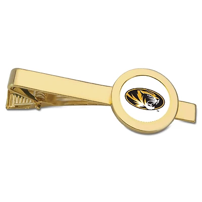 Gold Missouri Tigers Tie Bar