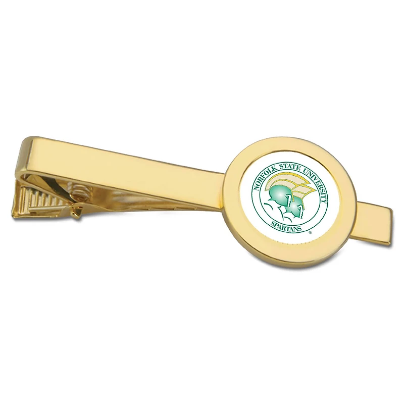 Gold Norfolk State Spartans Tie Bar