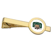 Gold Ohio Bobcats Tie Bar