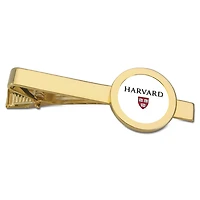 Gold Harvard Crimson Tie Bar