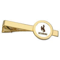 Gold Wyoming Cowboys Tie Bar