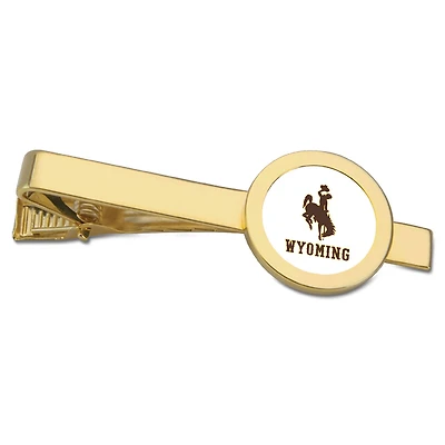 Gold Wyoming Cowboys Tie Bar