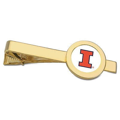 Gold Illinois Fighting Illini Tie Bar