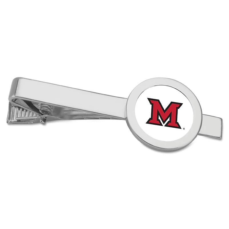 Silver Miami University RedHawks Tie Bar