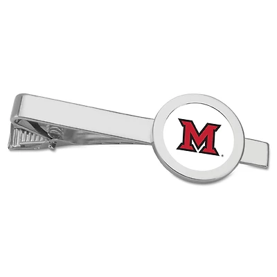 Silver Miami University RedHawks Tie Bar