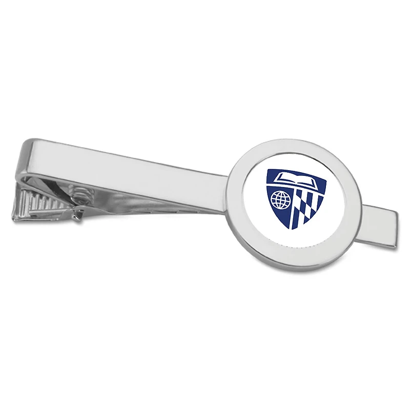 Silver Johns Hopkins Blue Jays Tie Bar
