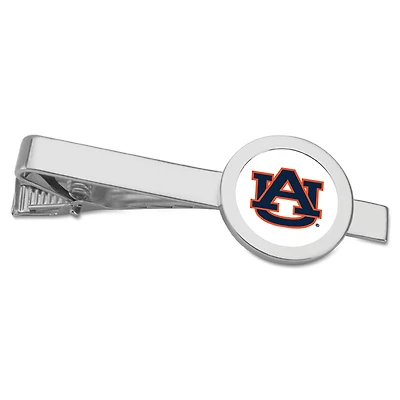 Silver Auburn Tigers Tie Bar