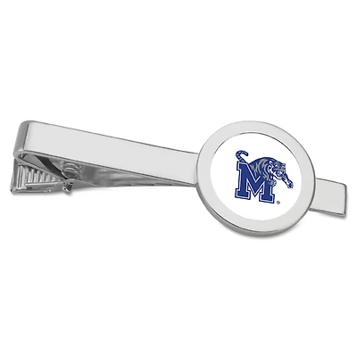 Silver Memphis Tigers Tie Bar