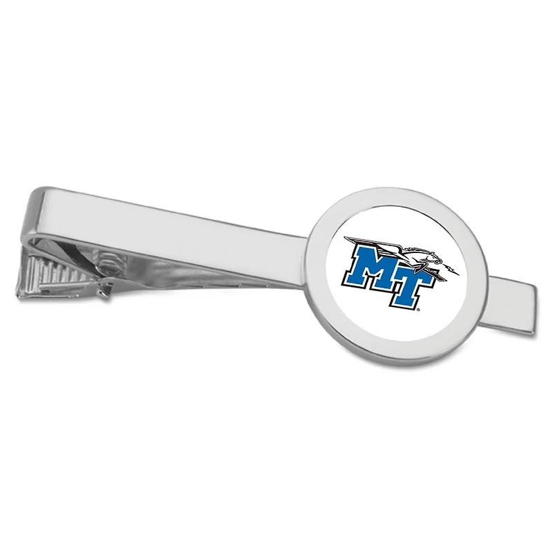 Silver MTSU Blue Raiders Tie Bar