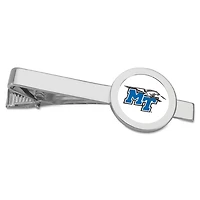 Silver MTSU Blue Raiders Tie Bar