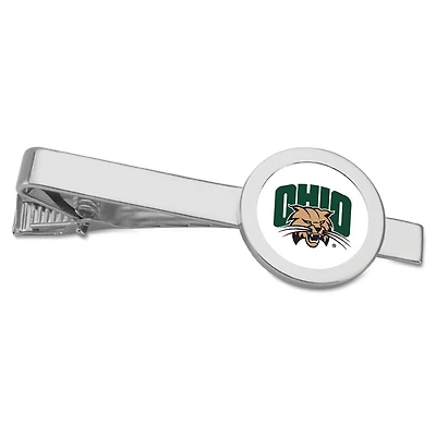 Silver Ohio Bobcats Tie Bar
