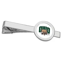 Silver Ohio Bobcats Tie Bar
