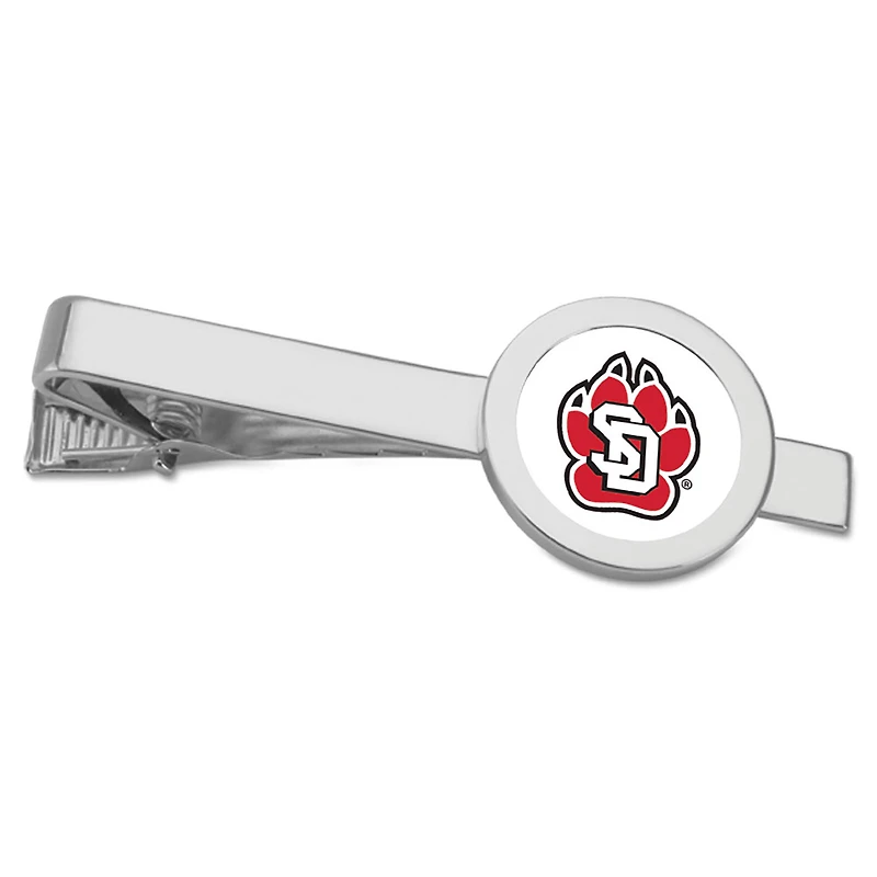 Silver South Dakota Coyotes Tie Bar