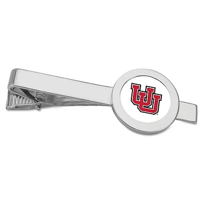 Silver Utah Utes Tie Bar