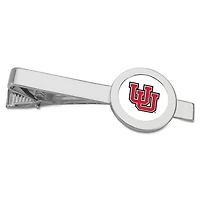 Silver Utah Utes Tie Bar