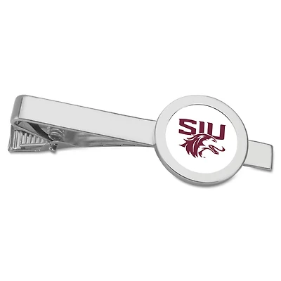 Silver Southern Illinois Salukis Tie Bar