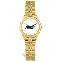 Women's Gold Alabama State Hornets Rolled Link Watch