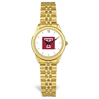 Women's Gold Temple Owls Rolled Link Watch