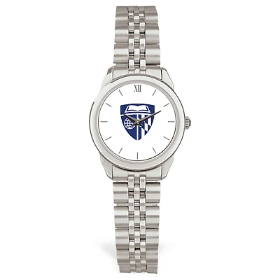 Women's Silver Johns Hopkins Blue Jays Rolled Link Watch