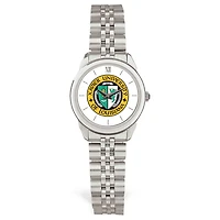 Women's Silver Xavier University of Louisiana Gold Rush Rolled Link Watch