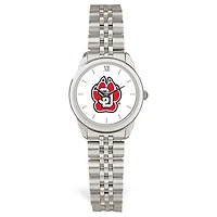 Women's Silver South Dakota Coyotes Rolled Link Watch