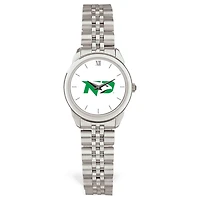 Women's Silver North Dakota Rolled Link Watch