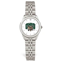 Women's Silver Ohio Bobcats Rolled Link Watch