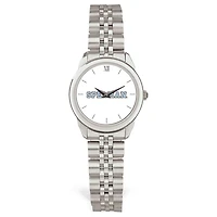 Women's Silver Spelman College Jaguars Rolled Link Watch