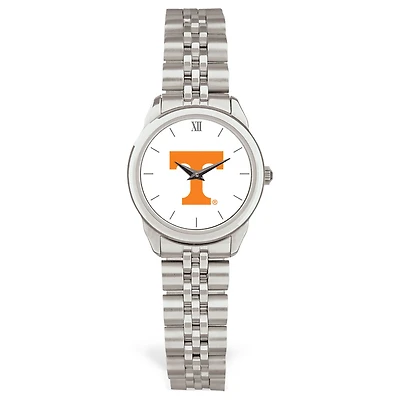 Women's Silver Tennessee Volunteers Rolled Link Watch