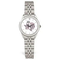Women's Silver Texas Southern Tigers Rolled Link Watch