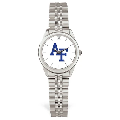 Women's Silver Air Force Falcons Rolled Link Watch
