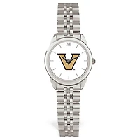 Women's Silver Vanderbilt Commodores Rolled Link Watch