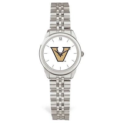 Women's Silver Vanderbilt Commodores Rolled Link Watch