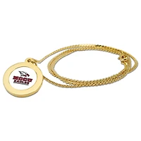 Gold North Carolina Central Eagles Pendant Necklace
