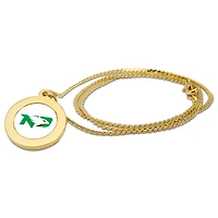 Gold North Dakota Pendant Necklace