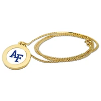 Gold Air Force Falcons Pendant Necklace