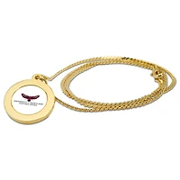 Gold Maryland Eastern Shore Hawks Pendant Necklace