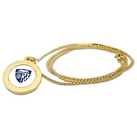 Gold Johns Hopkins Blue Jays Pendant Necklace