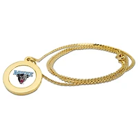 Gold Maine Black Bears Pendant Necklace