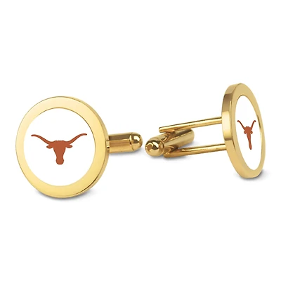 Gold Texas Longhorns Cufflinks