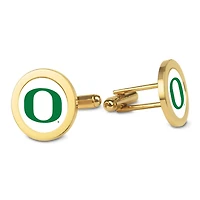 Gold Oregon Ducks Cufflinks