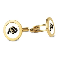 Gold Colorado Buffaloes Cufflinks