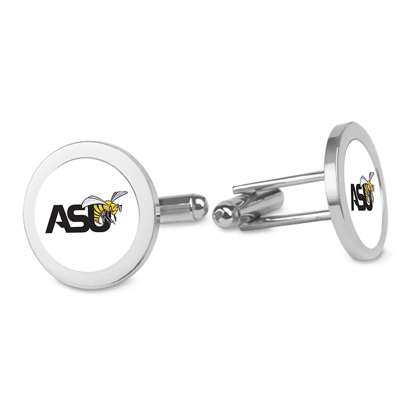 Silver Alabama State Hornets Cufflinks